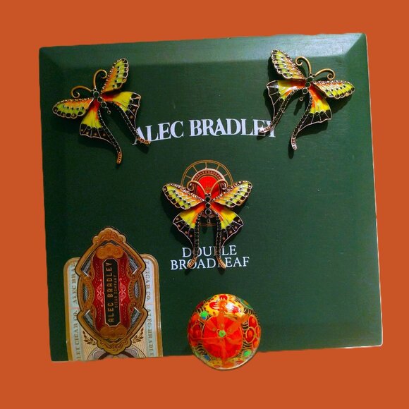 Suenos de Saundra Upcycled, Rare Green Alec Bradley, Cigar Box, Decor /Storage - Picture 1 of 11